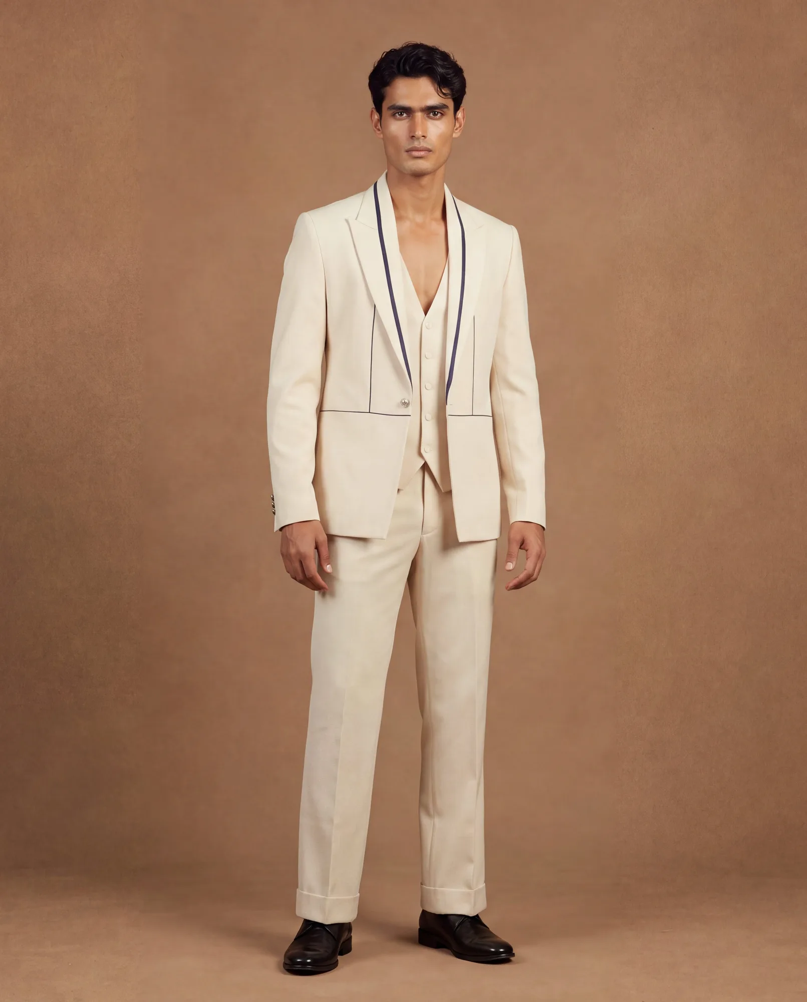 Alabaster Suit Set by Dolly J, ivory jacket