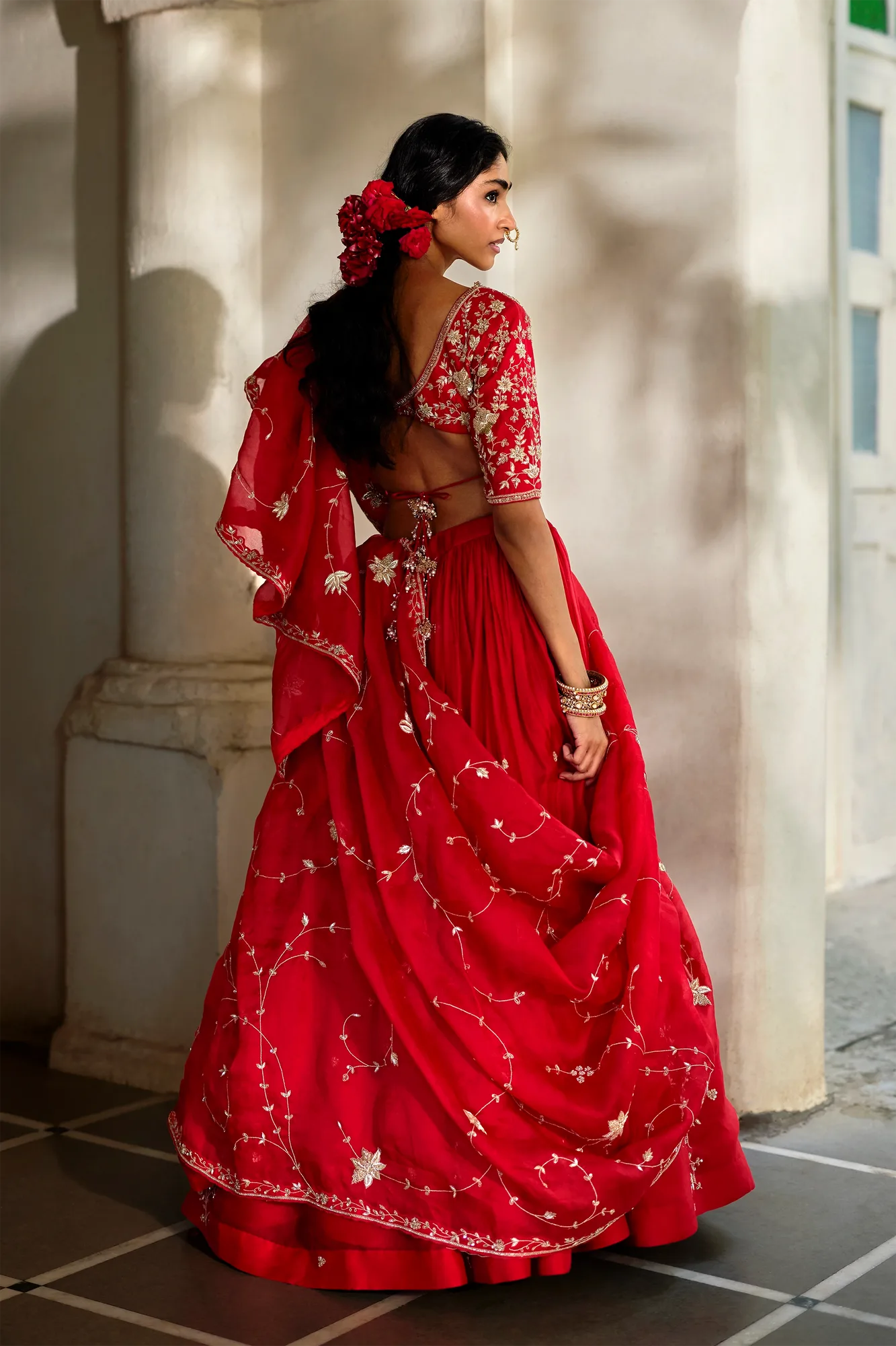 Mahi Lehenga Set by Paulmi And Harsh, view 2