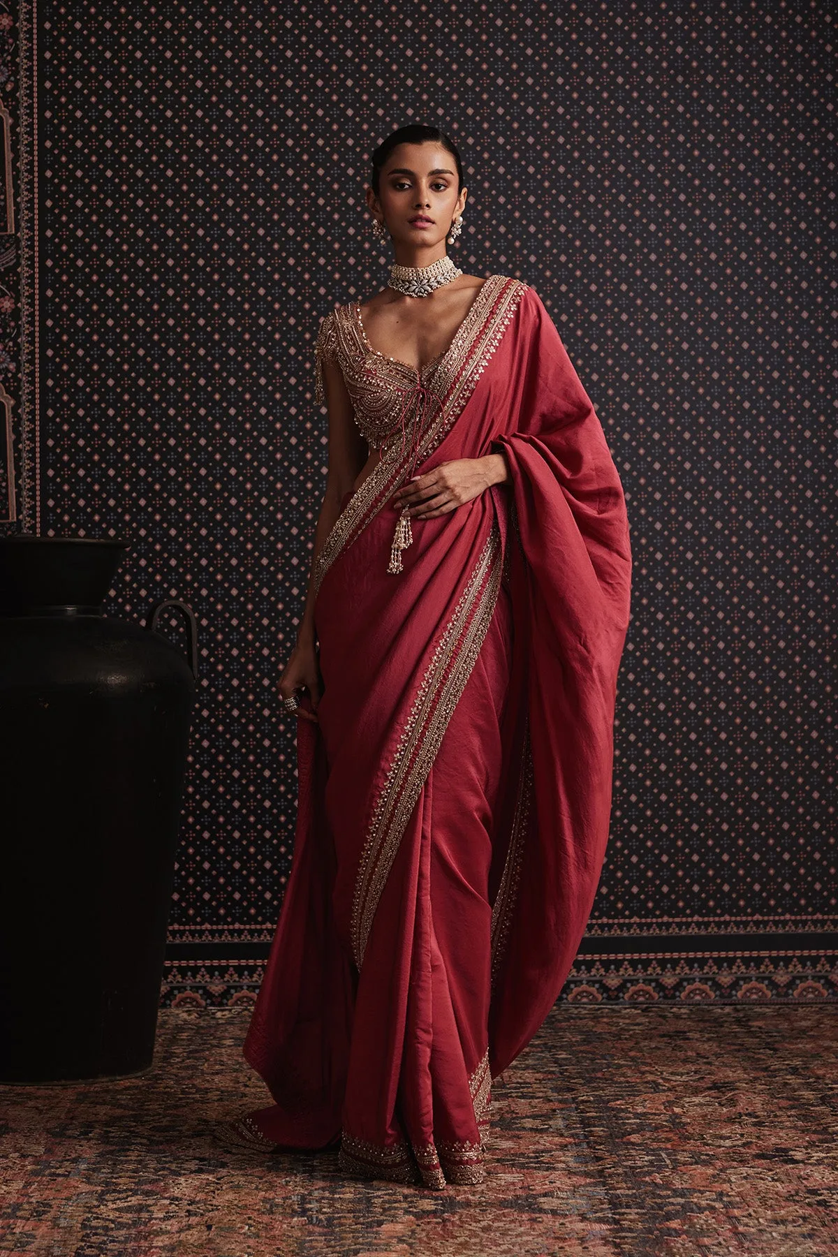 Solstice Saree Set by Ridhi Mehra