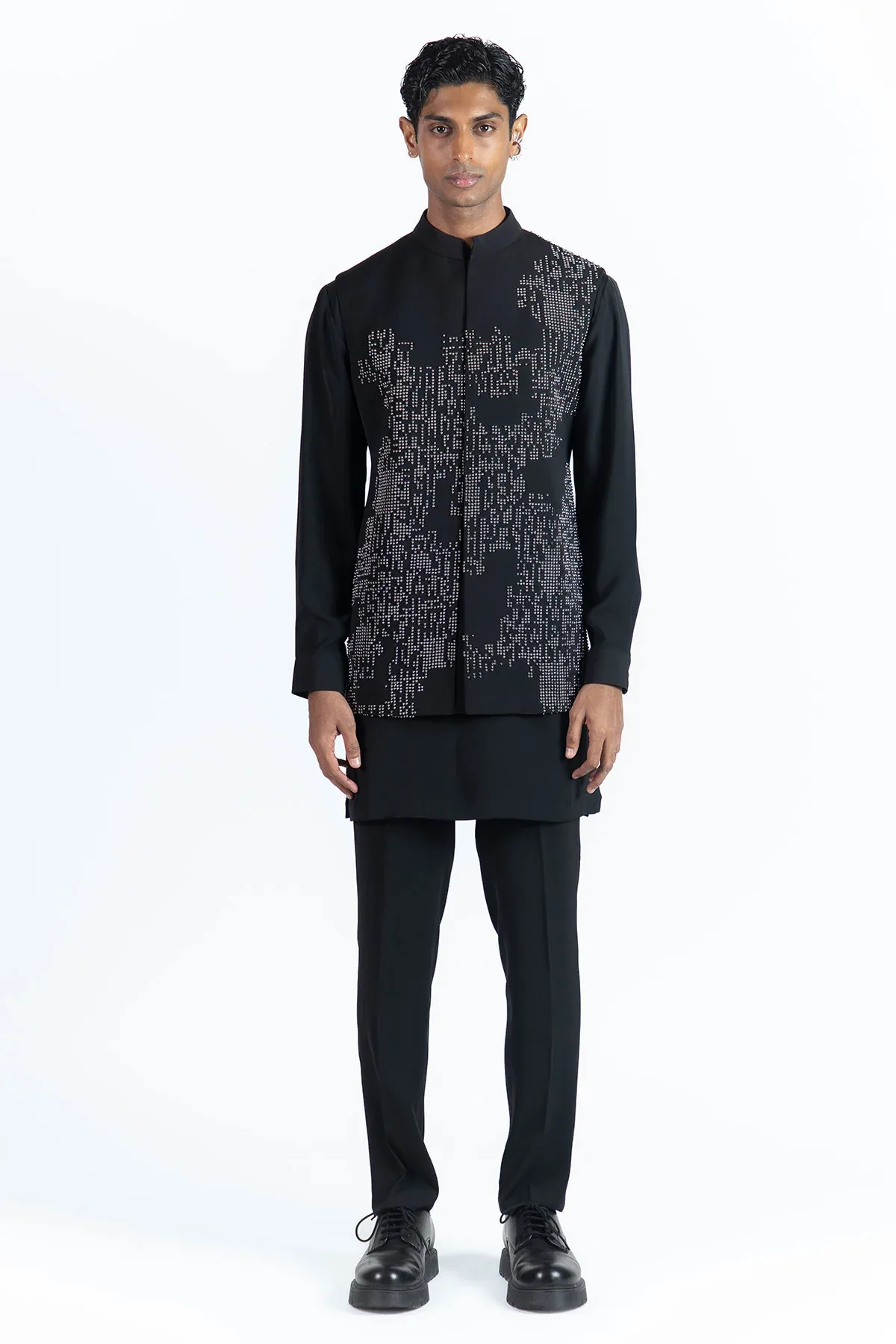 Jet Nehru Jacket by Qbik