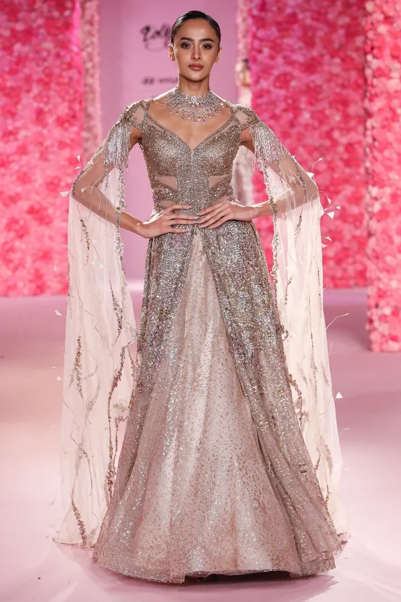 "Elise" Jacket Lehenga by Dolly J