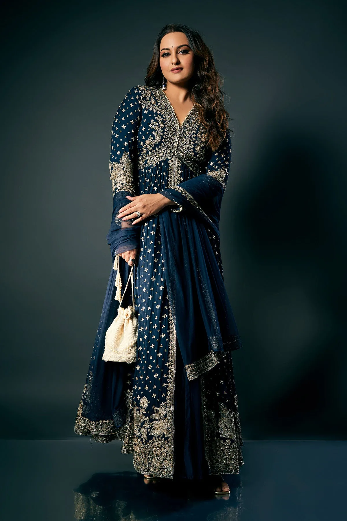 Sonakshi Sinha in Ibtida Anarkali set by Ridhi Mehra