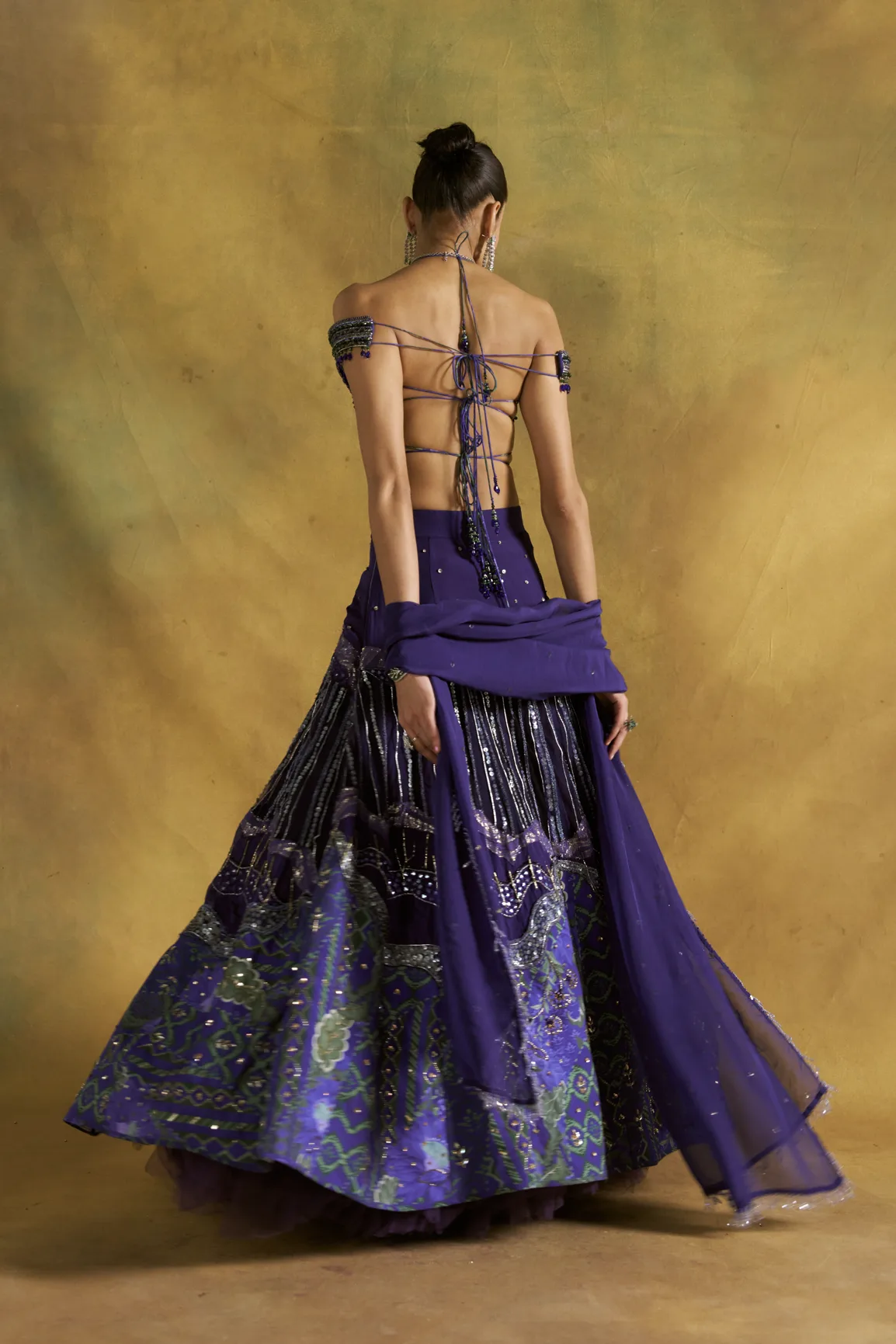 Tara lehnga by Rishi and Vibhuti, lehenga, view 3