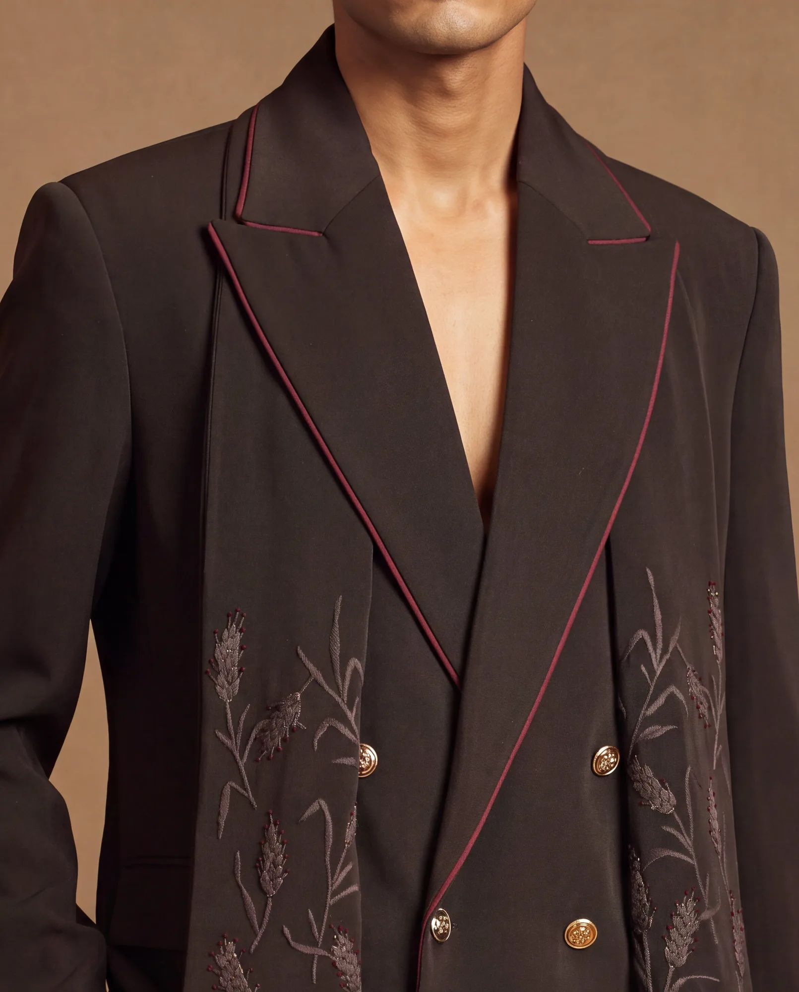 Gara Tuxedo Set by Dolly J, black jacket, view 2