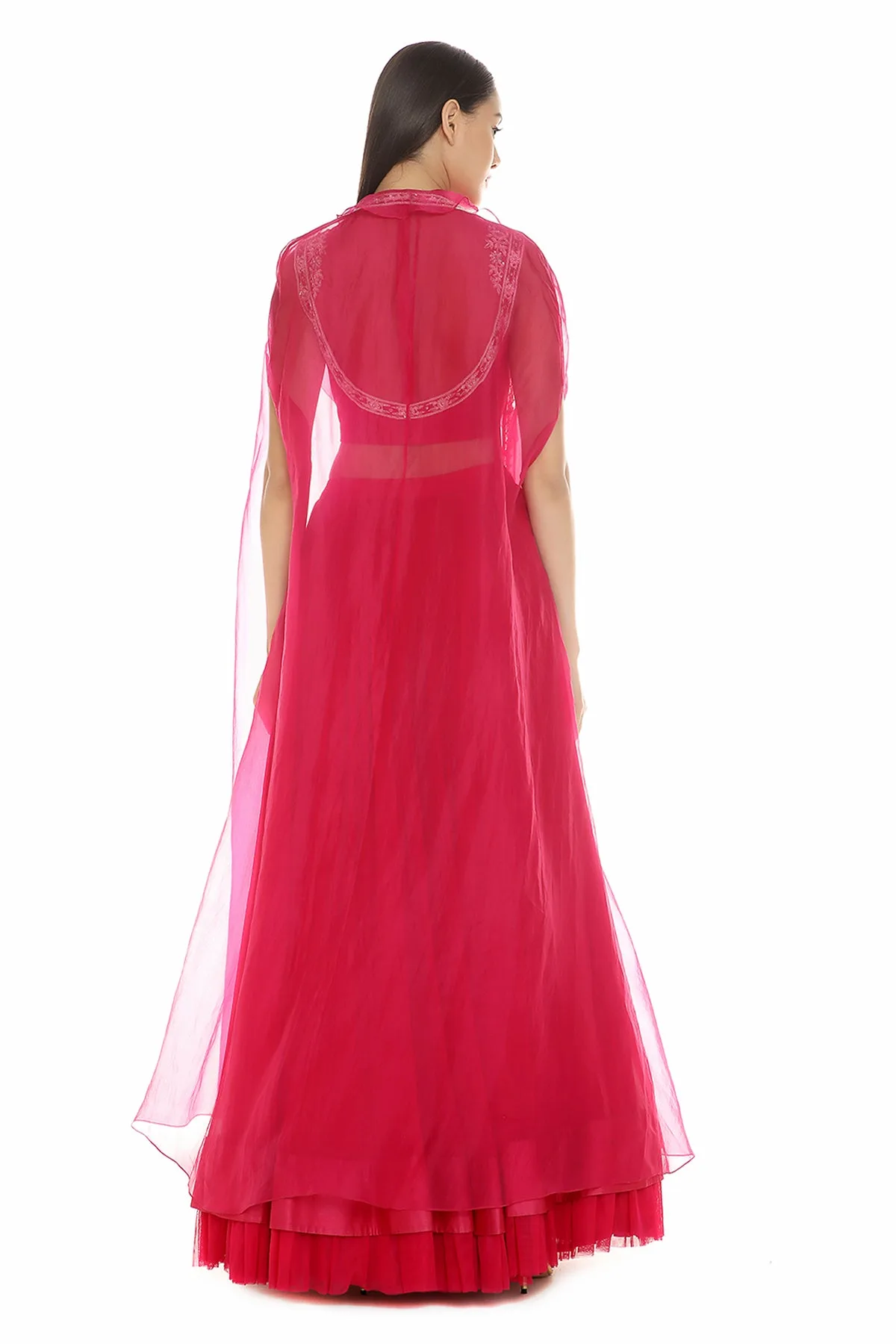 Aaila by Ridhi Mehra, lehenga, view 4