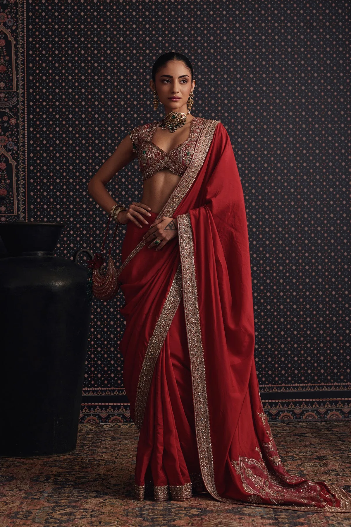 Ballad Saree Set by Ridhi Mehra