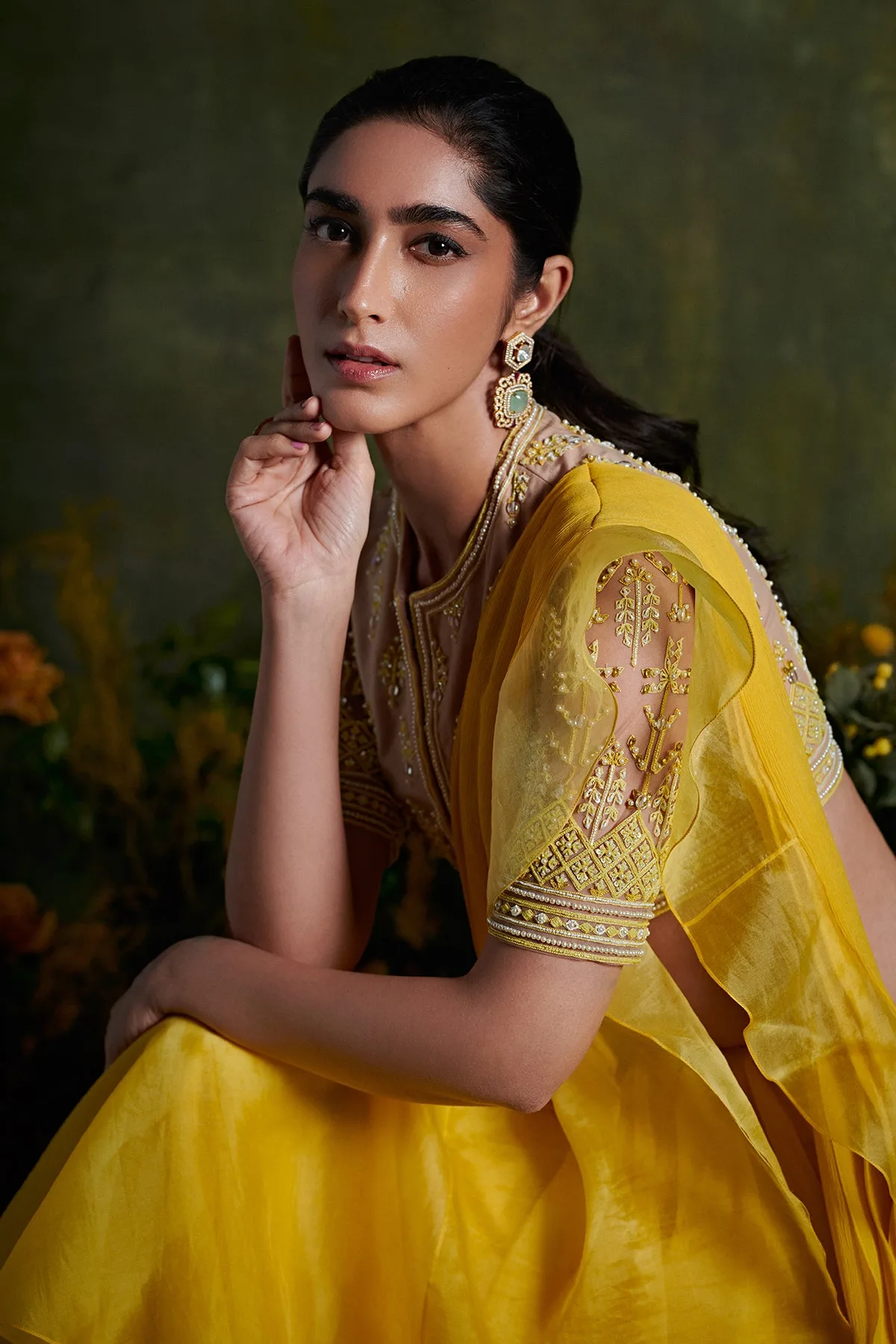 Aimiah by Ridhi Mehra, sari, view 3