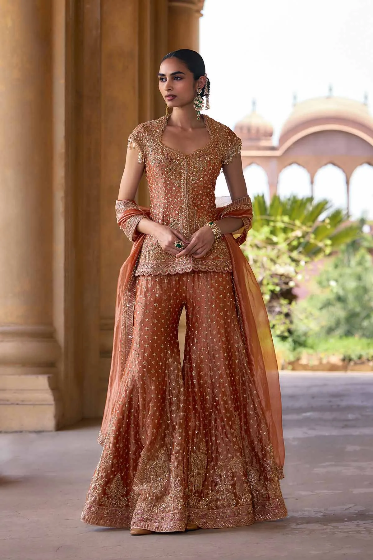 Qurbat Sharara Set by Ridhi Mehra