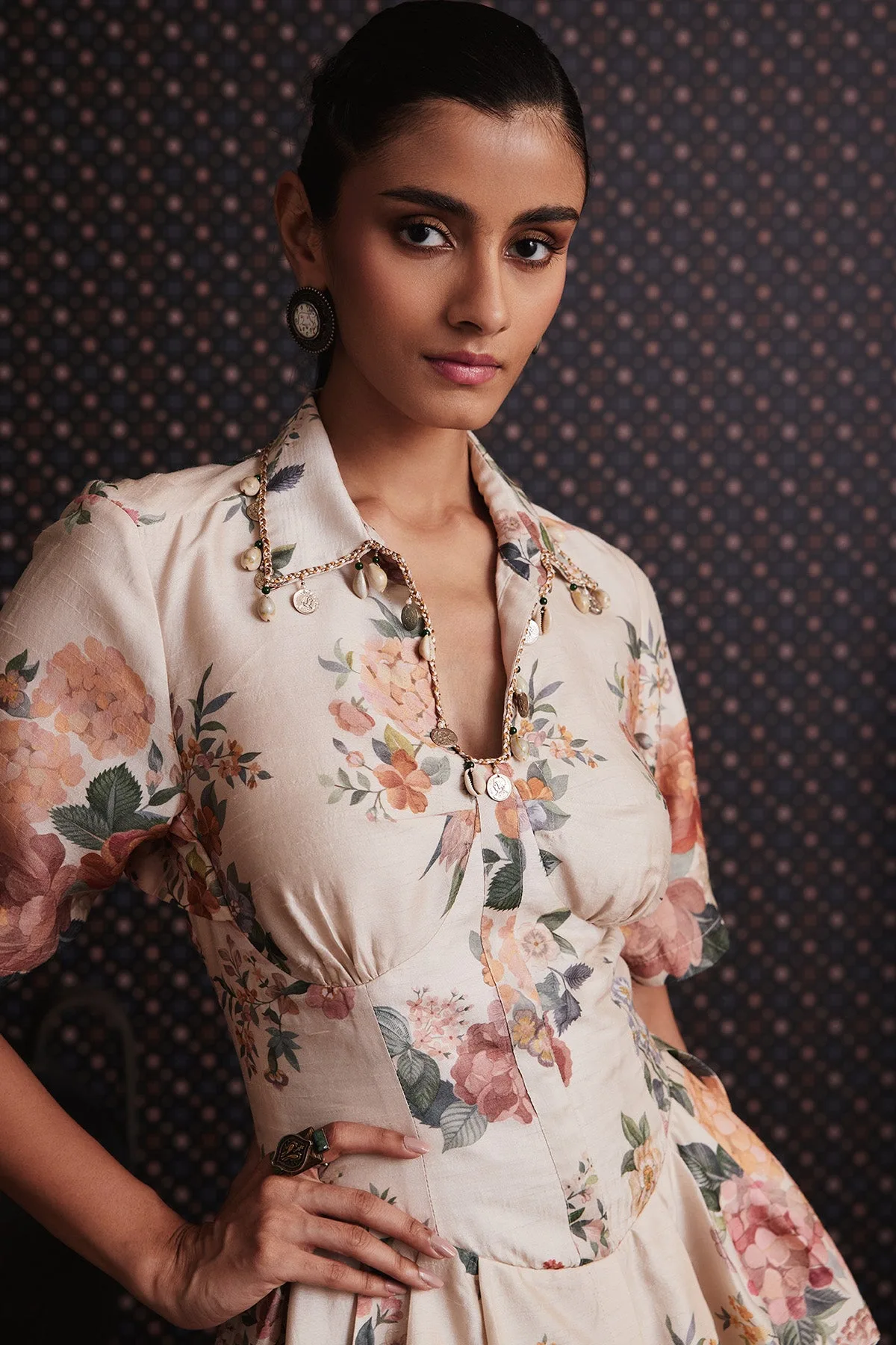 Reverie Pants Set by Ridhi Mehra, palazzo set, view 2