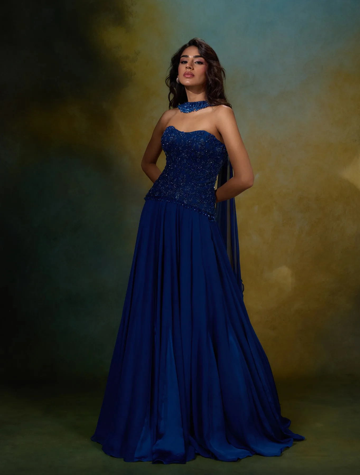 Esme by Shloka Khialani in blue, view 2