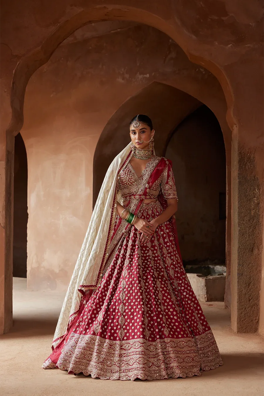 Mehfil Zardori Lehenga by Nitika Gujral