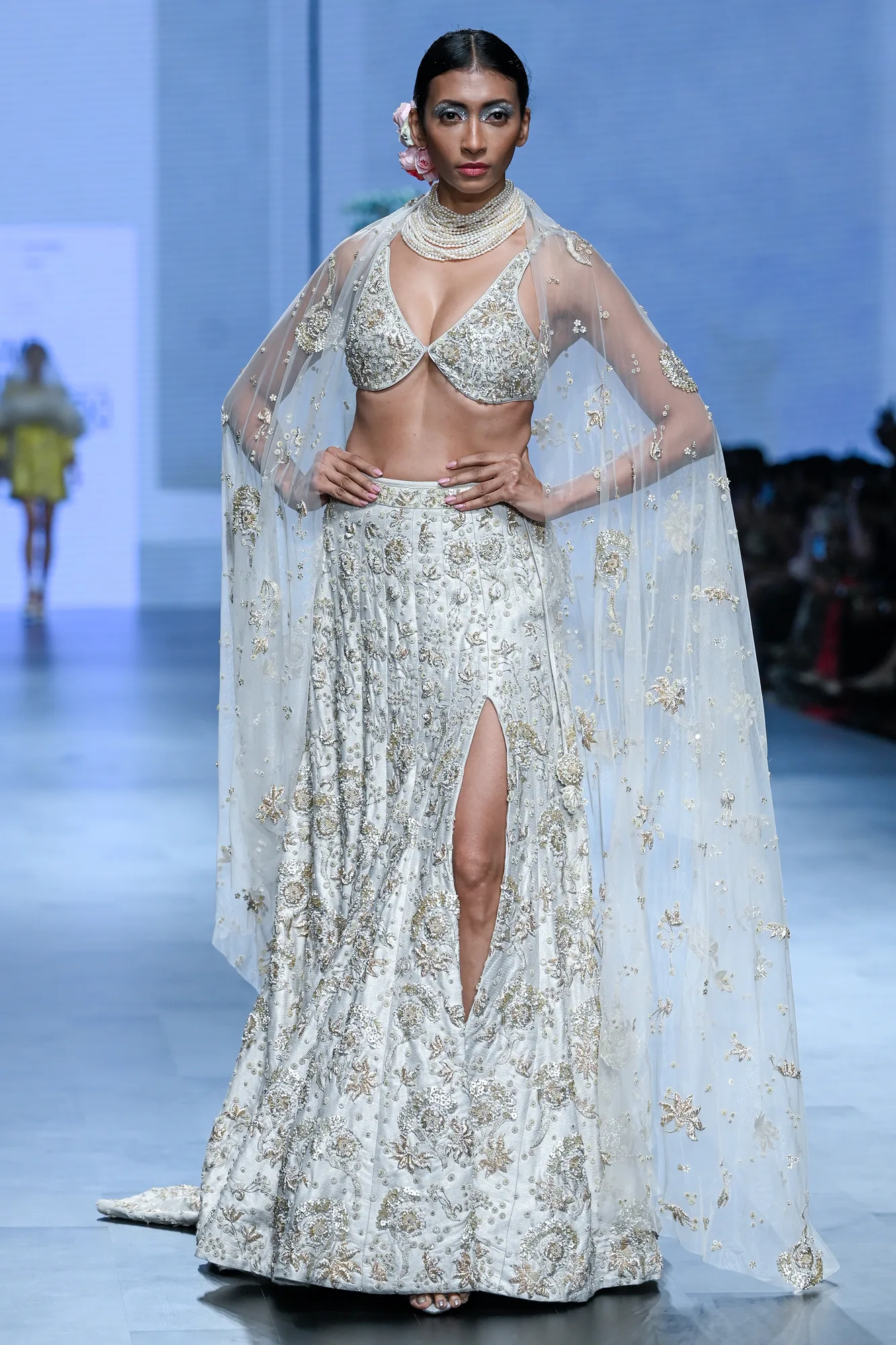 Emmeline Lehenga Set by Paulmi And Harsh, view 2