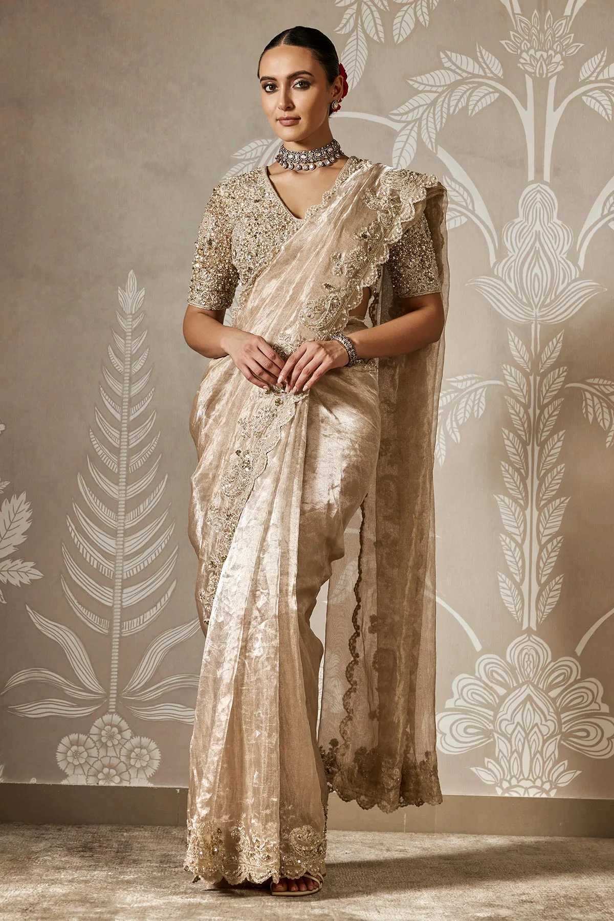 Aabroo Saree Set by Ridhi Mehra