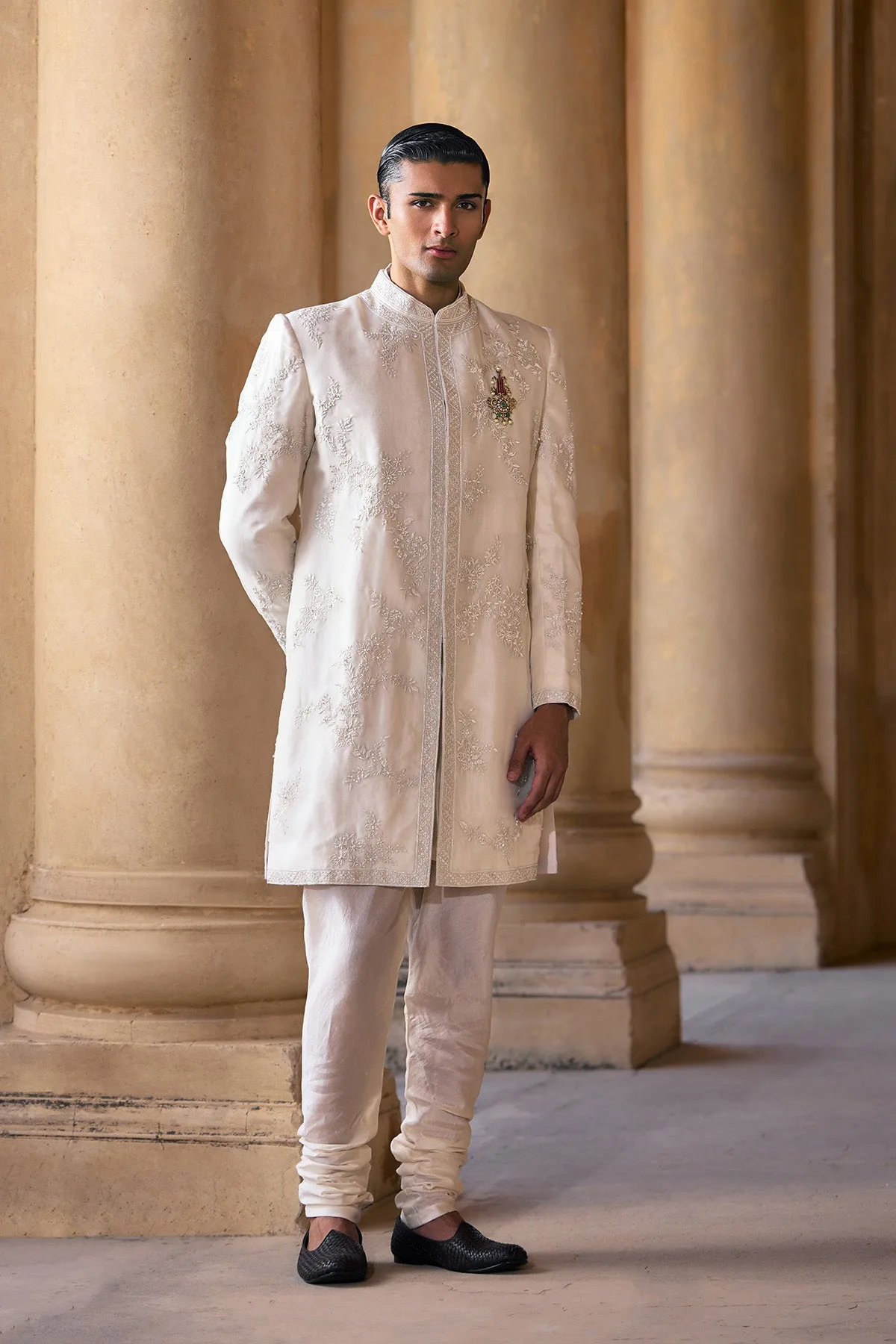 Qarar Sherwani Set by Ridhi Mehra