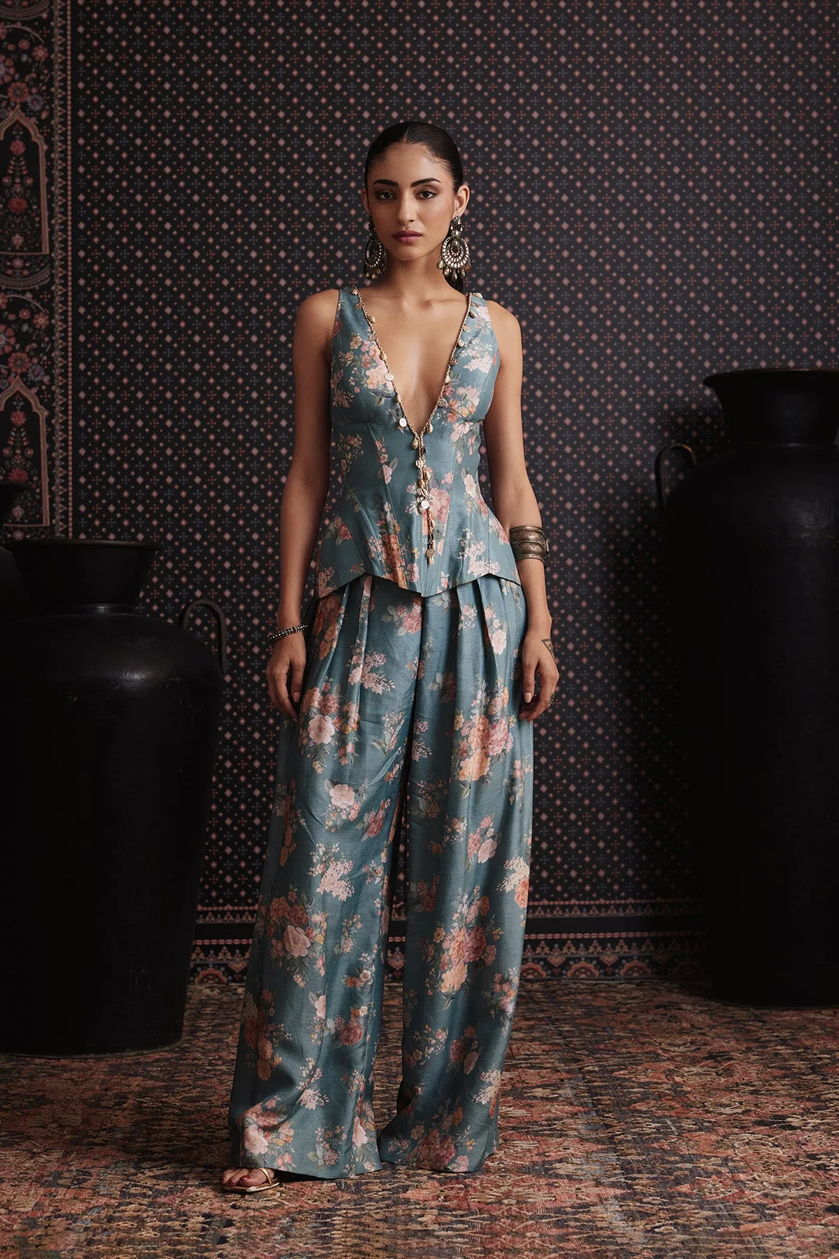 Mystic Pants Set by Ridhi Mehra, palazzo set