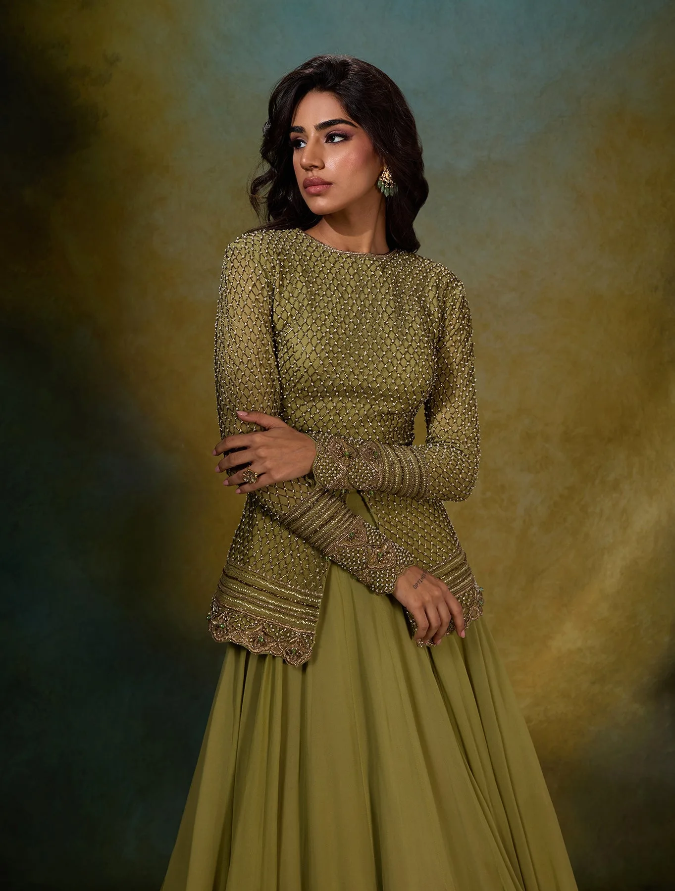 Della by Shloka Khialani, lehenga, view 2