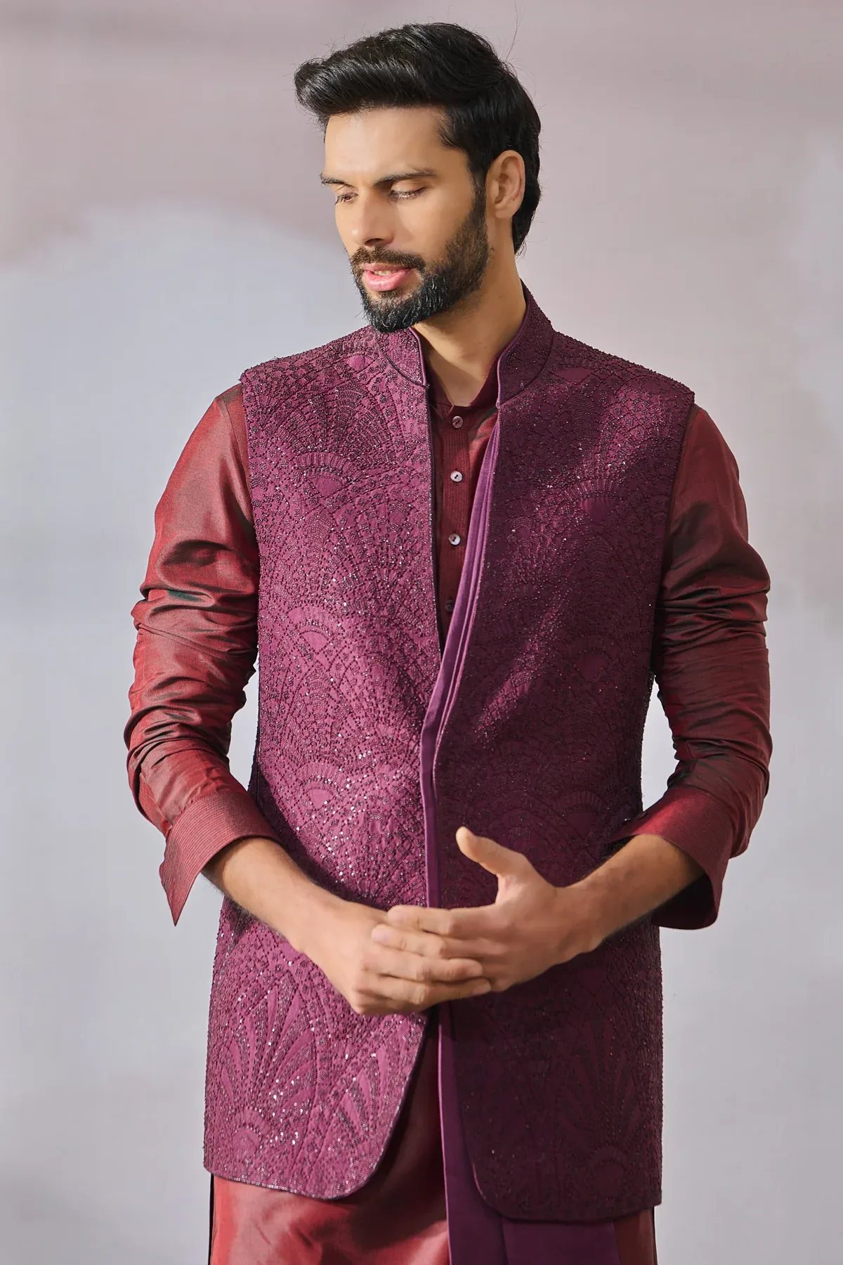 SOL Waistcoat by Tarun Tahiliani