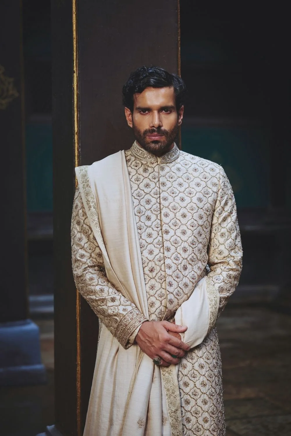 Saahas Sherwani by Jigar Mali, view 2