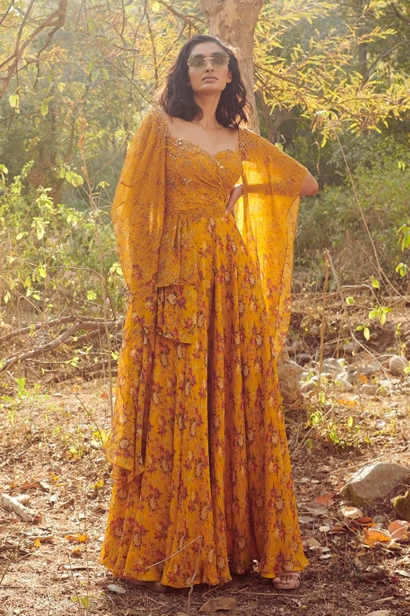 "Abbey" Chiffon Jumpsuit by Dolly J