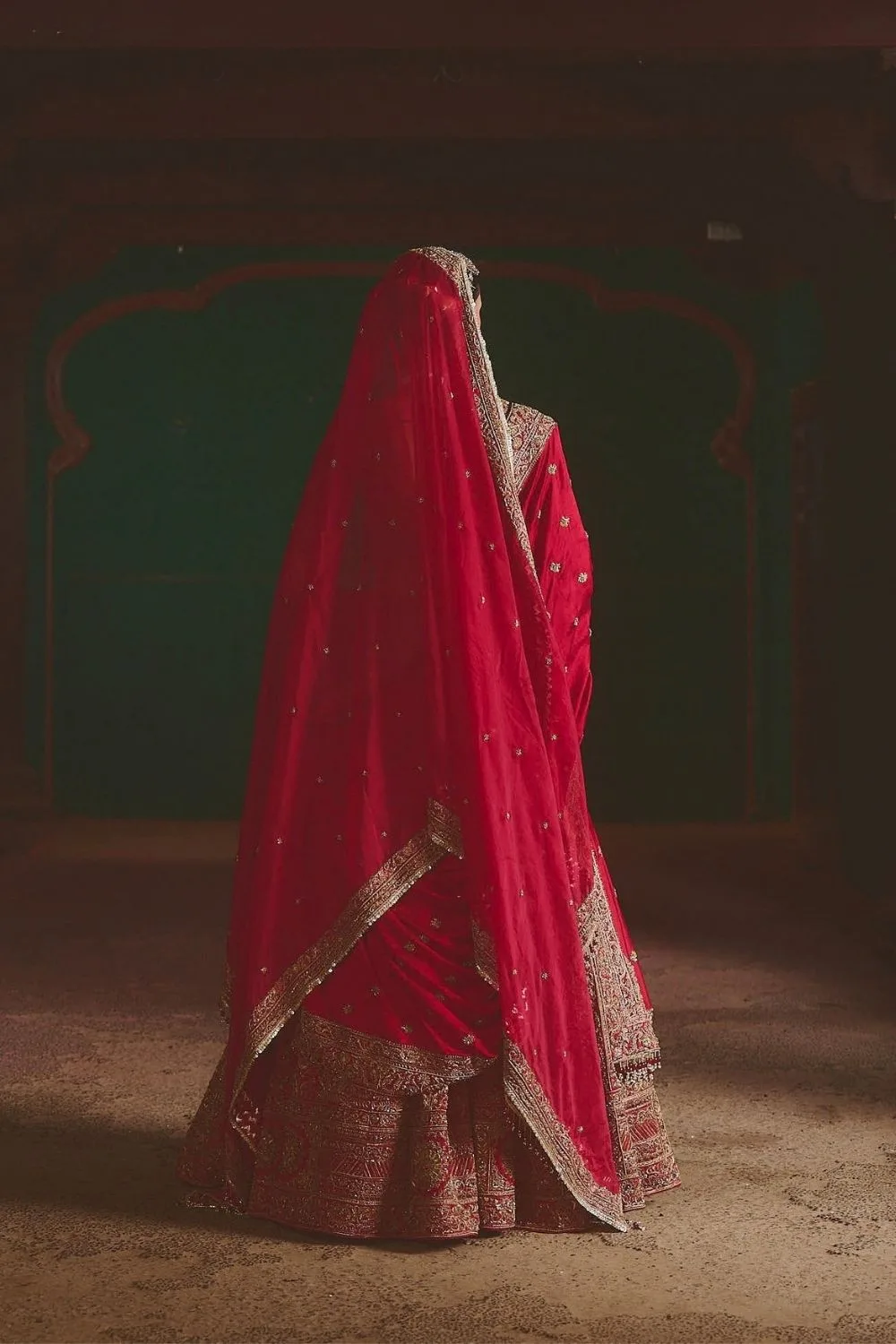 Revati Lehenga Set by Jigar Mali, view 4