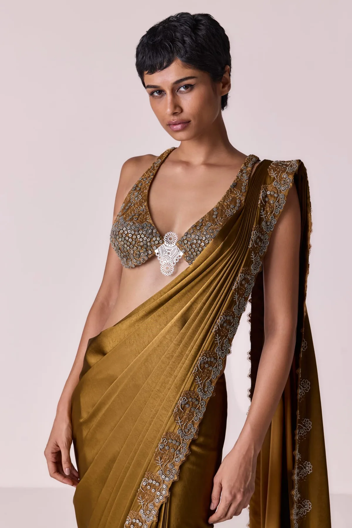 Clap Eight Bralette by Qbik in mustard