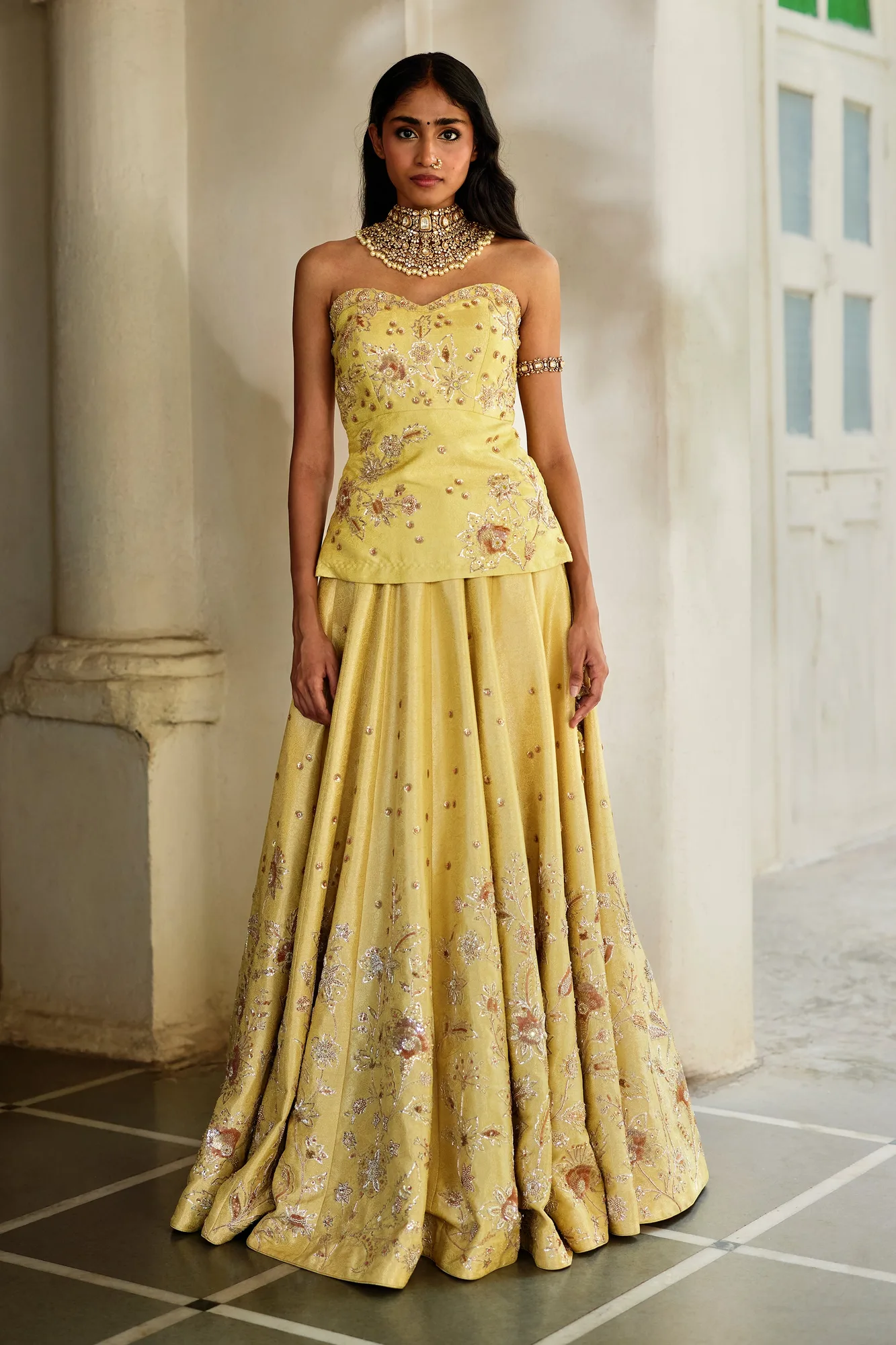 Anira Lehenga Set by Paulmi And Harsh
