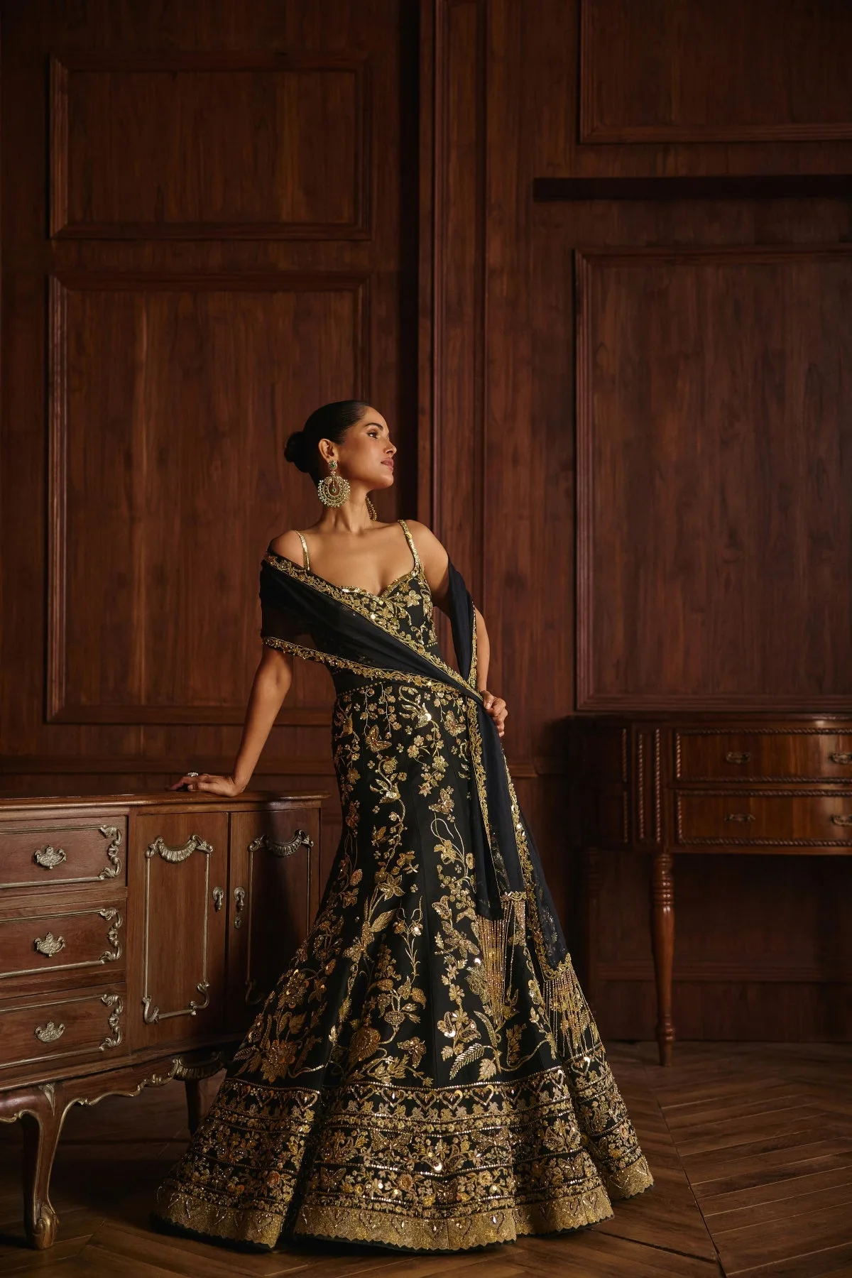 Mariam by Mahima Mahajan, anarkali, view 2