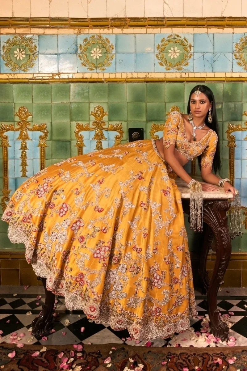 "Elaheh" Lehenga Set by Dolly J