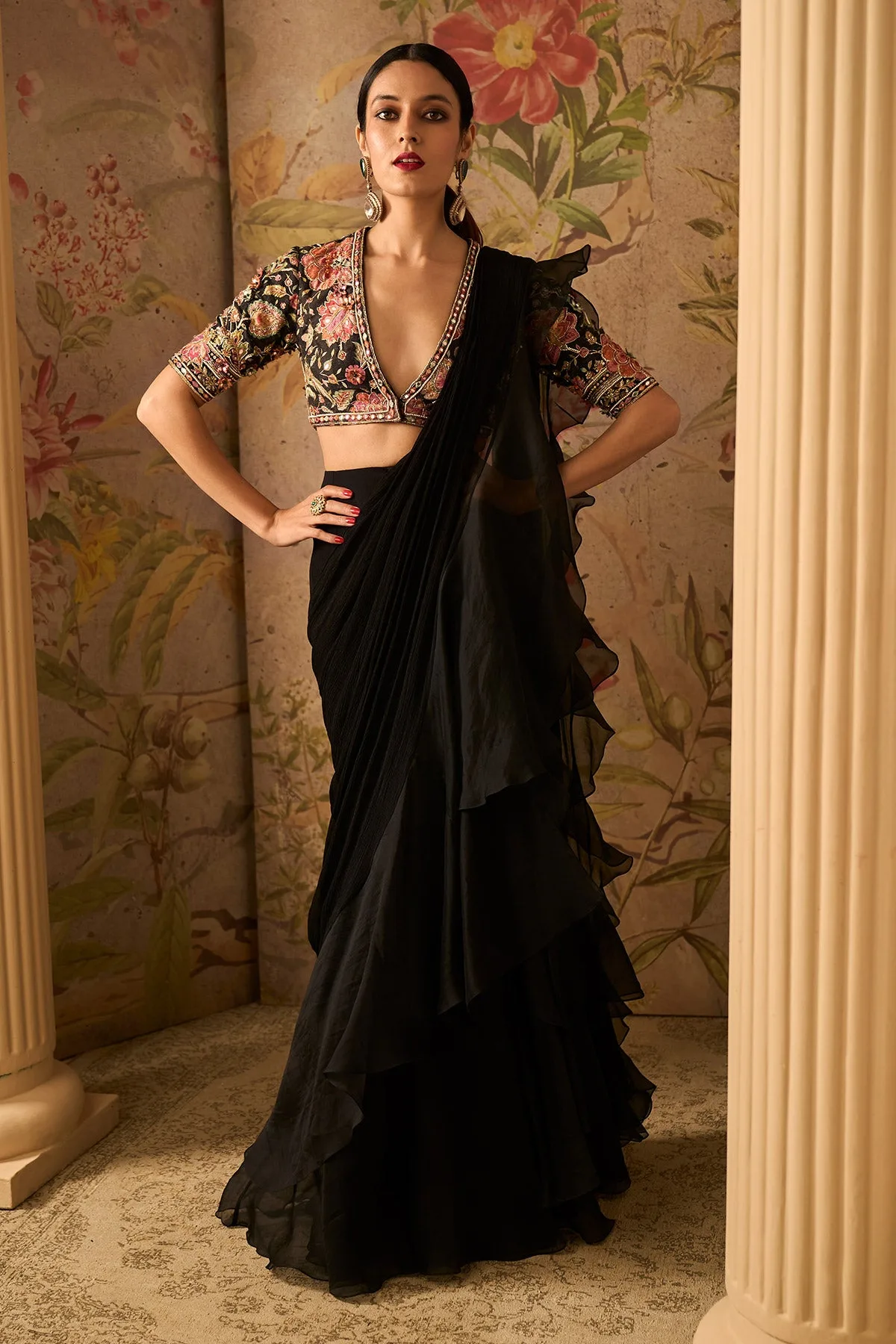 Glitz Saree Set by Ridhi Mehra