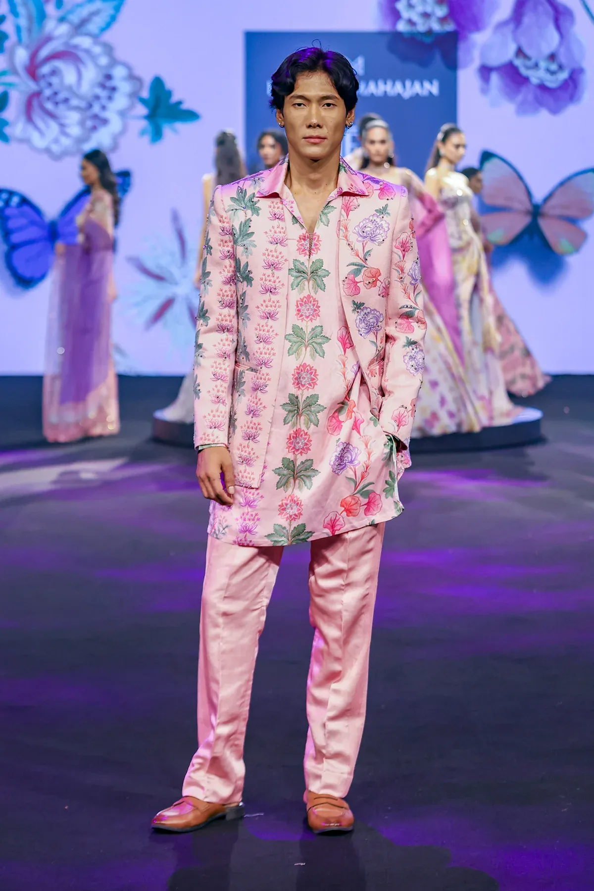 Aariz Quilted Hand Embroidered Blazer by Mahima Mahajan