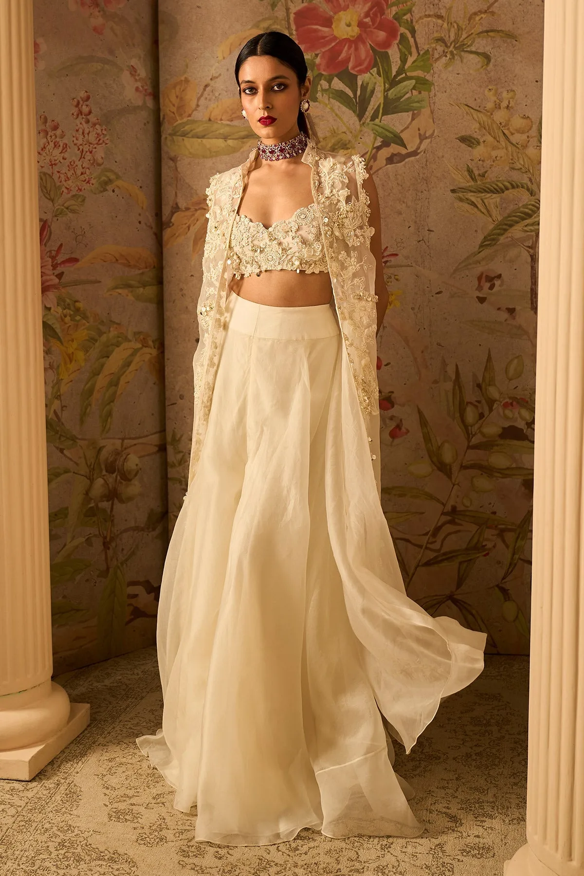 Edgy Sharara Jacket Set by Ridhi Mehra