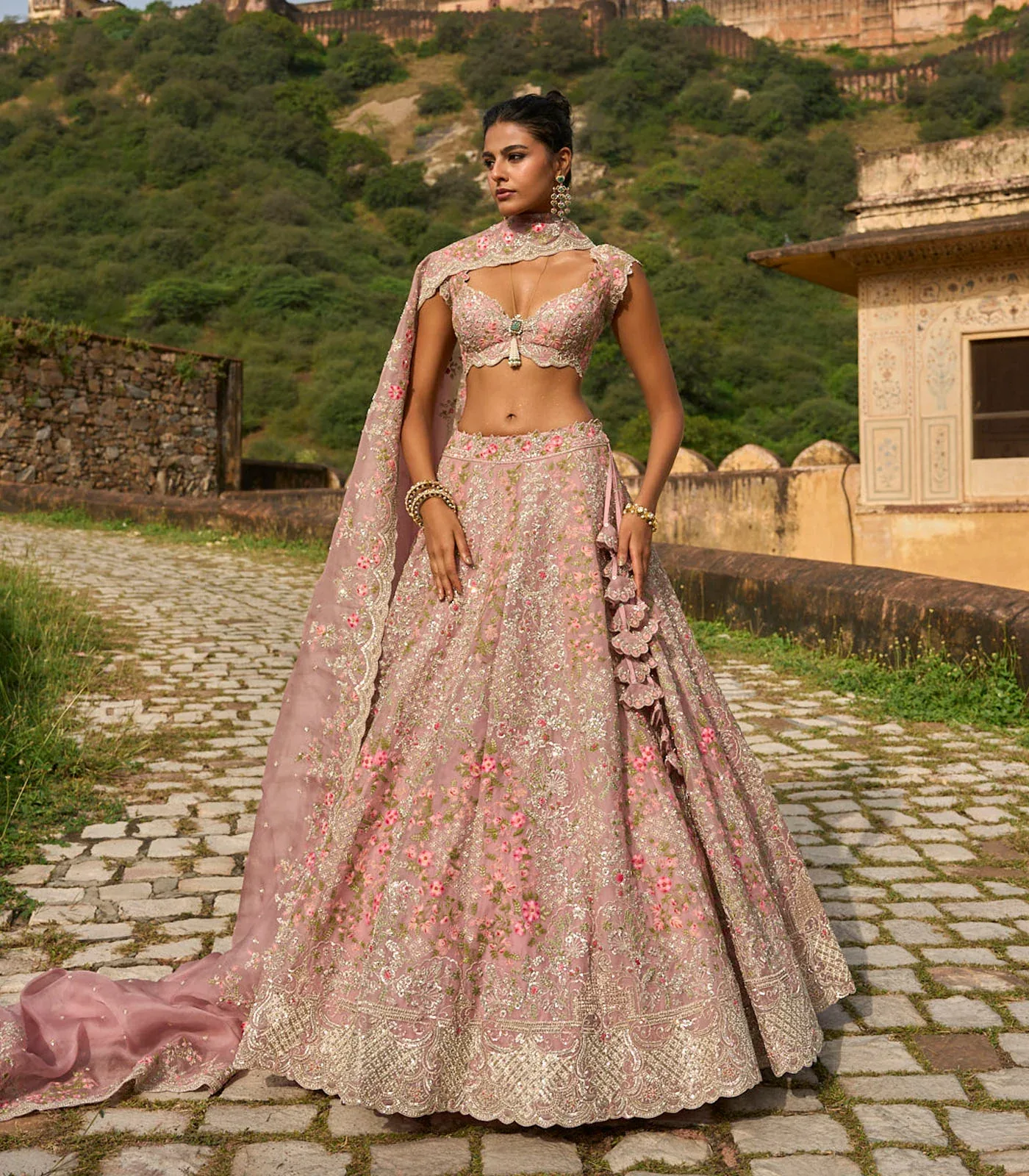 Kamya Lehenga Set by Anushree Reddy