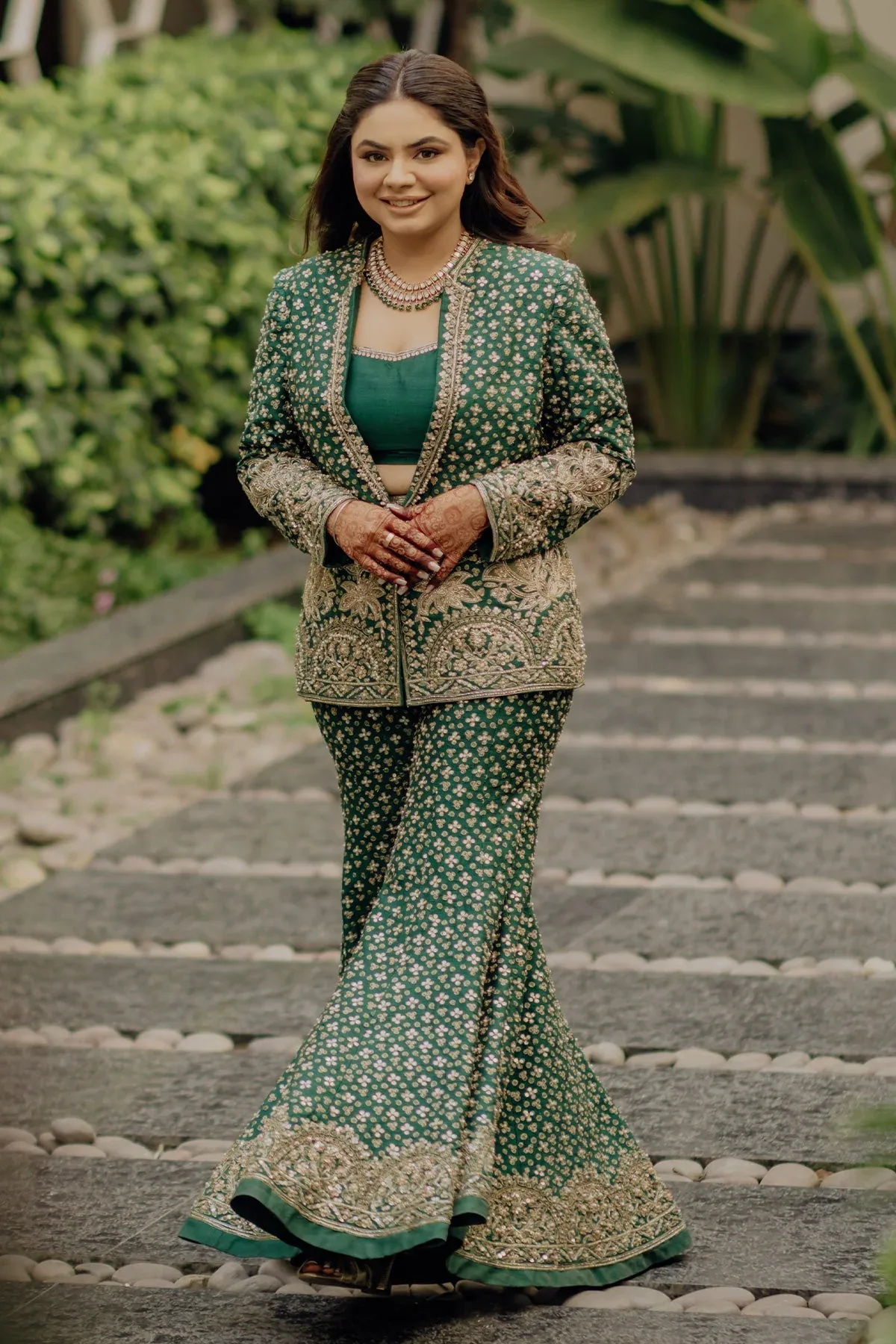 Mehar in Milan Pant Suit Set by Ridhi Mehra