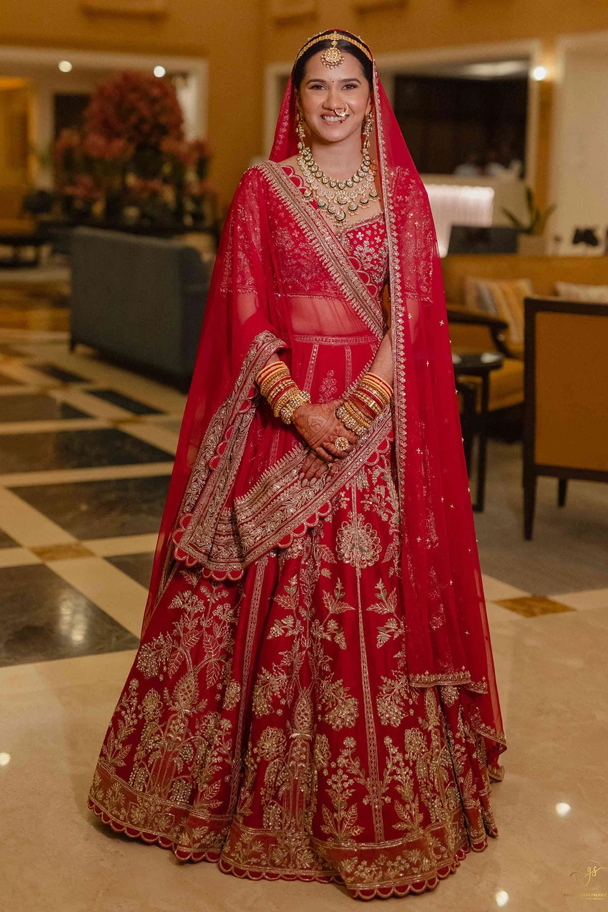 Shivangi sipani in Shanno Lehenga Set by Ridhi Mehra