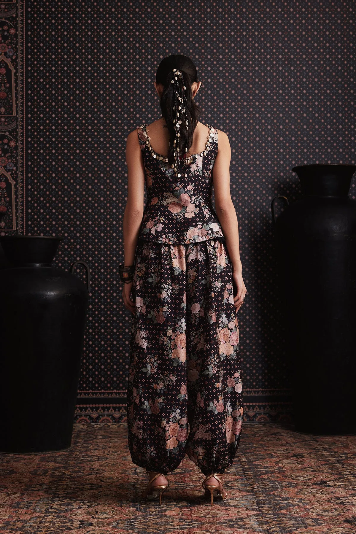 Drifter Pants Set by Ridhi Mehra, palazzo set, view 3