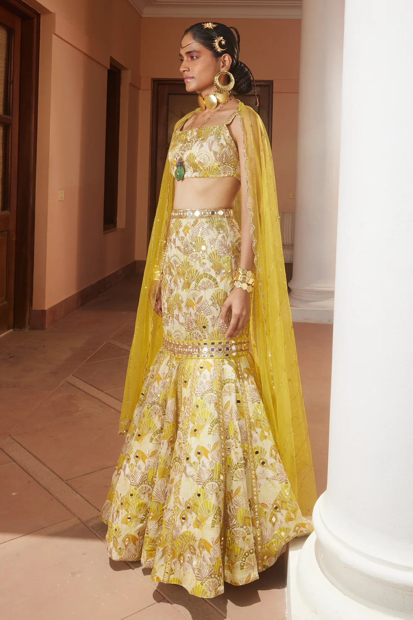 Lorraine Lehenga Set by Paulmi And Harsh, view 3