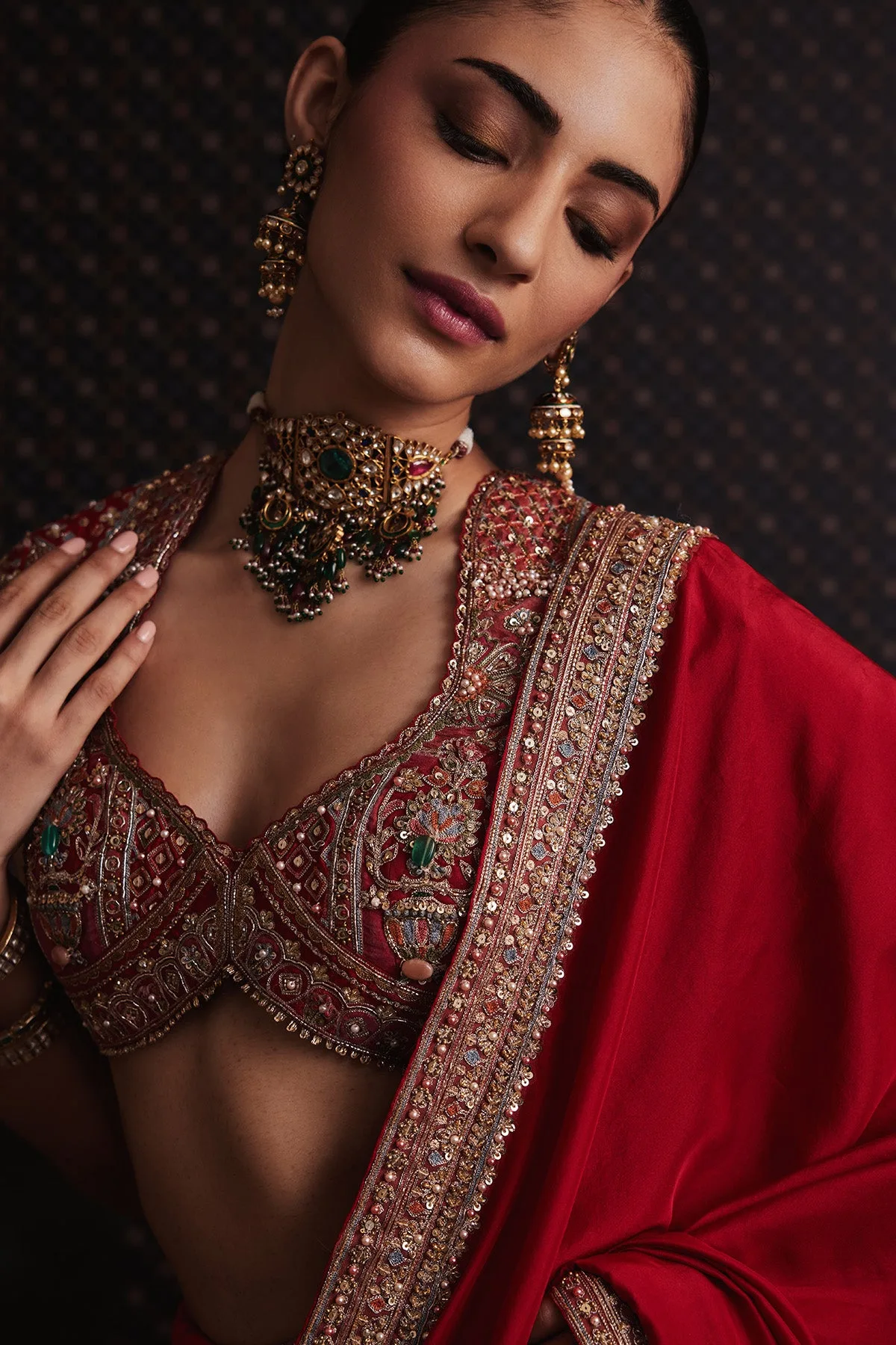 Ballad Saree Set by Ridhi Mehra, view 3