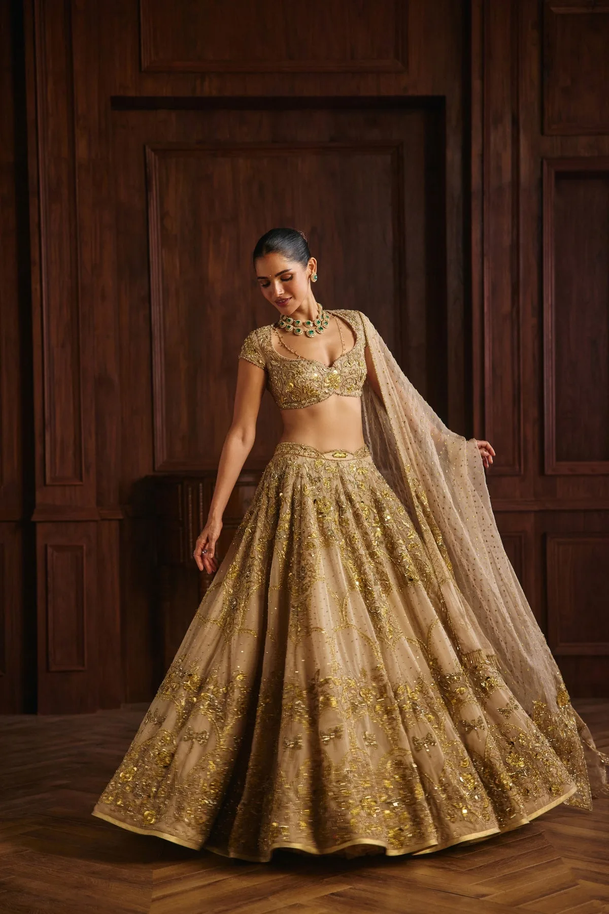 Ehsaas by Mahima Mahajan, lehenga, view 4