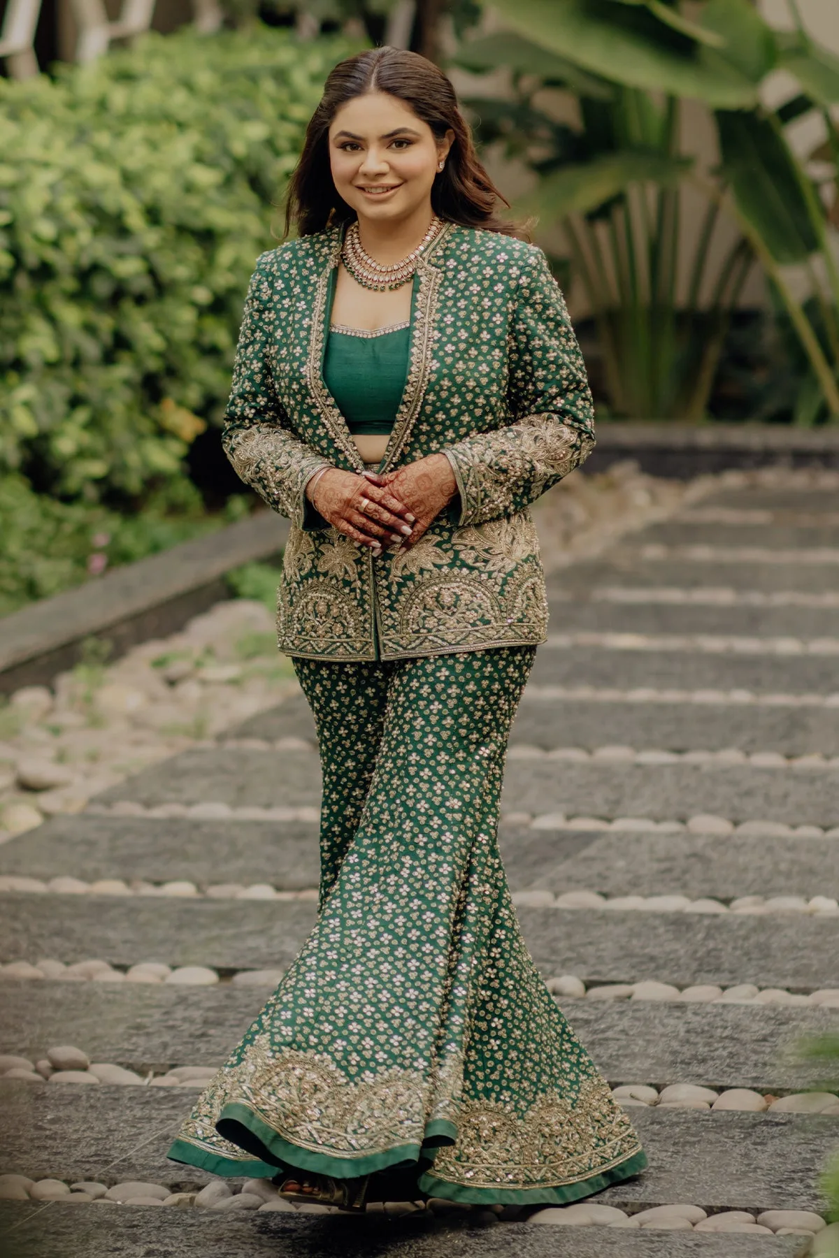 Mehar in Milan Pant Suit Set by Ridhi Mehra
