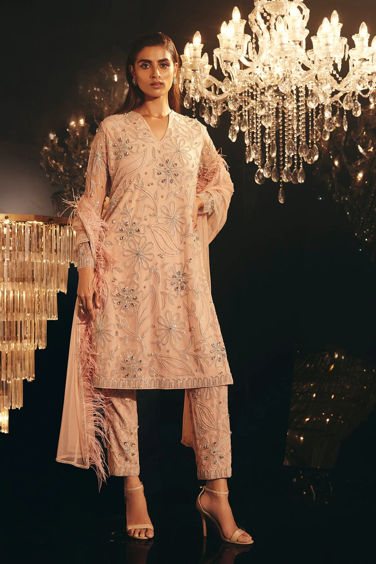 Ressie by Ridhi Mehra, beige kurta