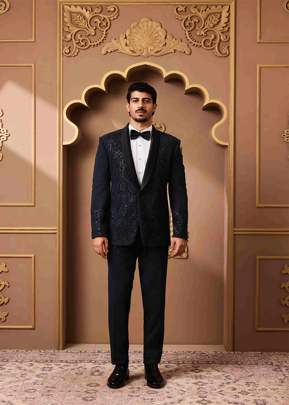 Green Tuxedo Pant by Nitika Gujral