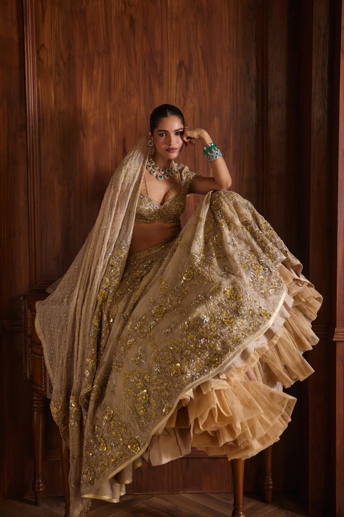 Ehsaas by Mahima Mahajan, lehenga, view 3