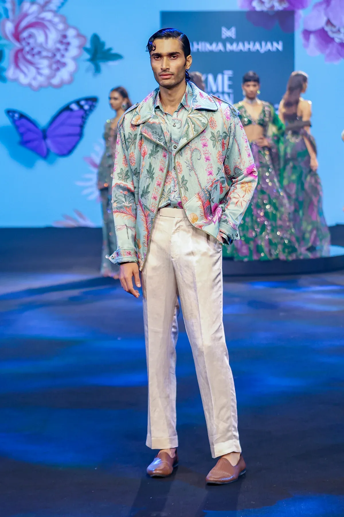 Aban Printed Jacket by Mahima Mahajan