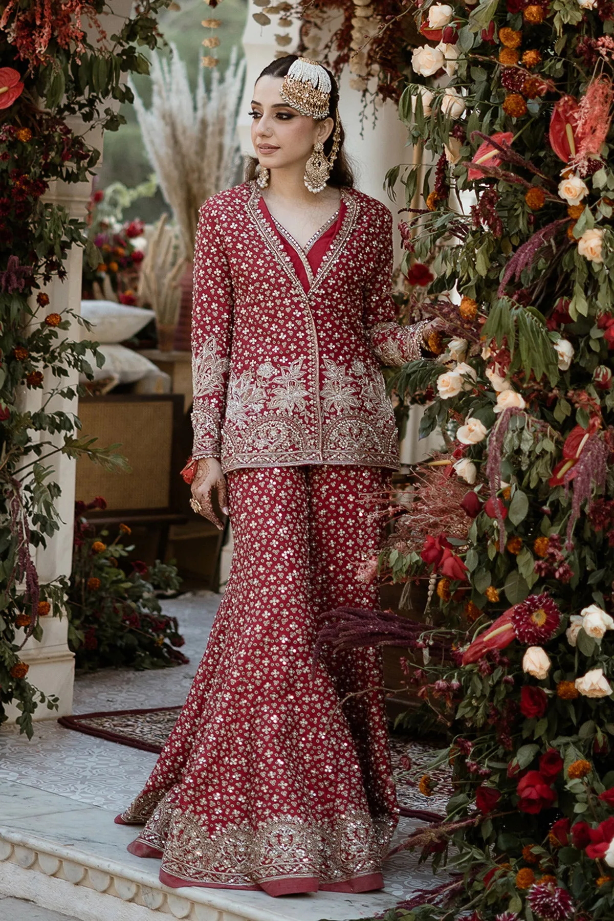 Vinny Dhadly Gill in Milan Pant Suit Set by Ridhi Mehra