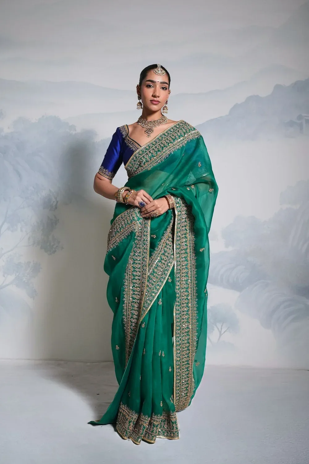 Aadhrika Saree Set by Jigar Mali