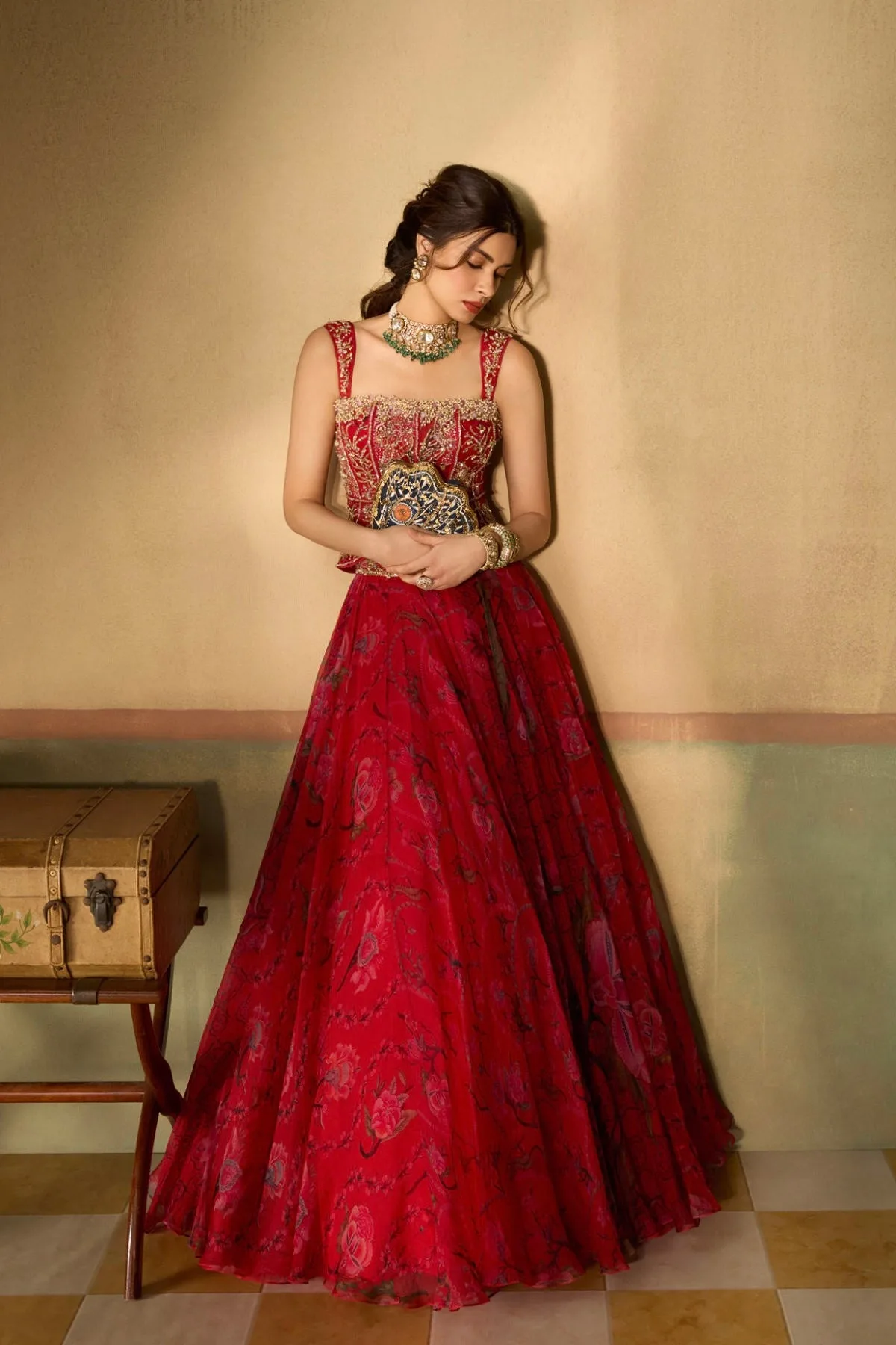 Diana Penty in Seema by Mahima Mahajan, lehenga, view 2