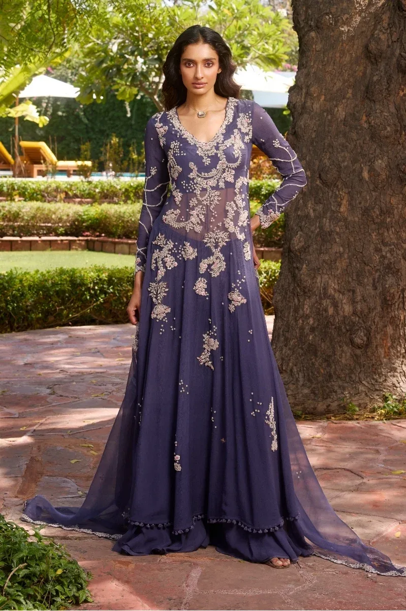 "Isla" Chiffon Kalidar Set by Dolly J