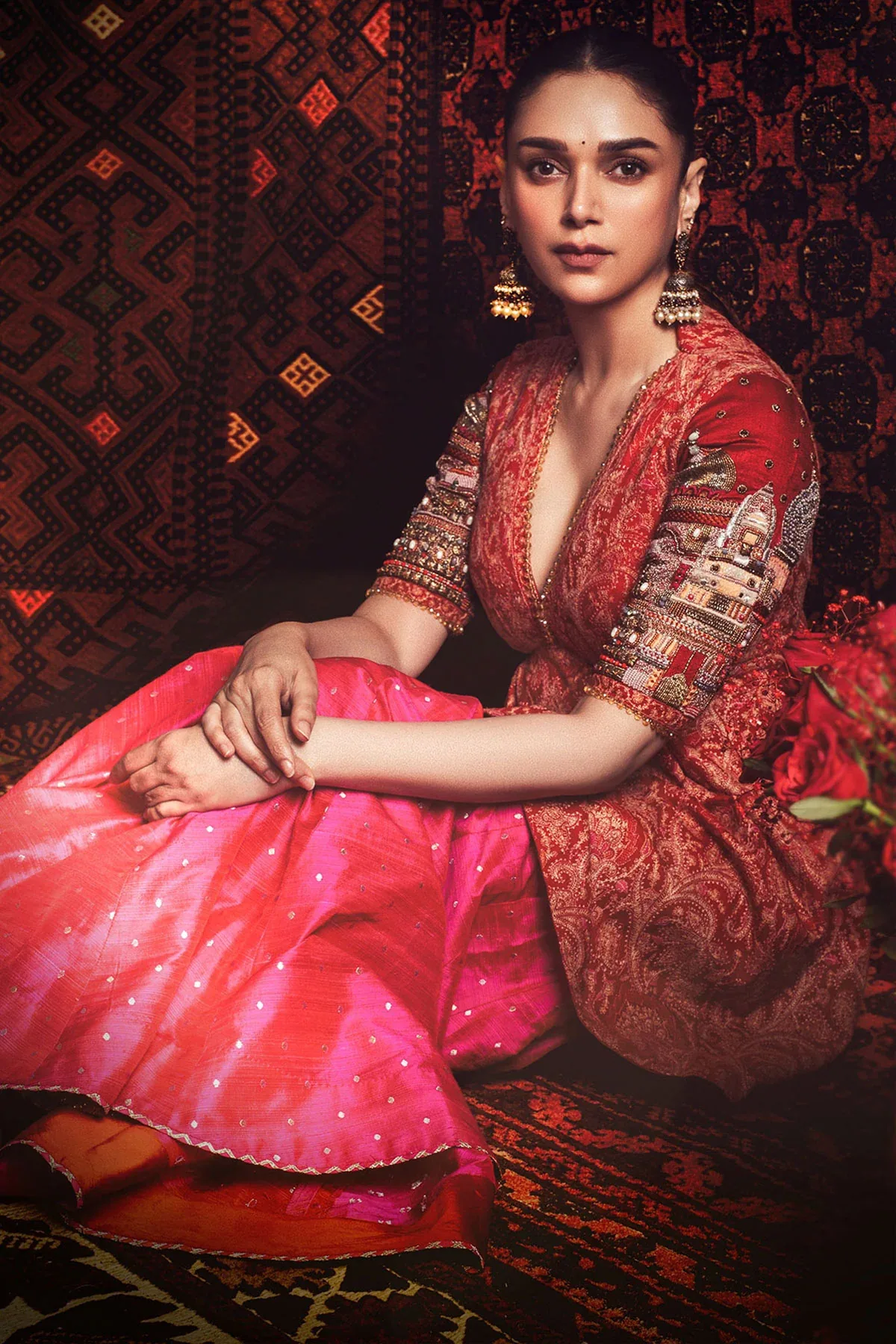 Aditi Rao Hydari in Gulab Mahal by Qbik