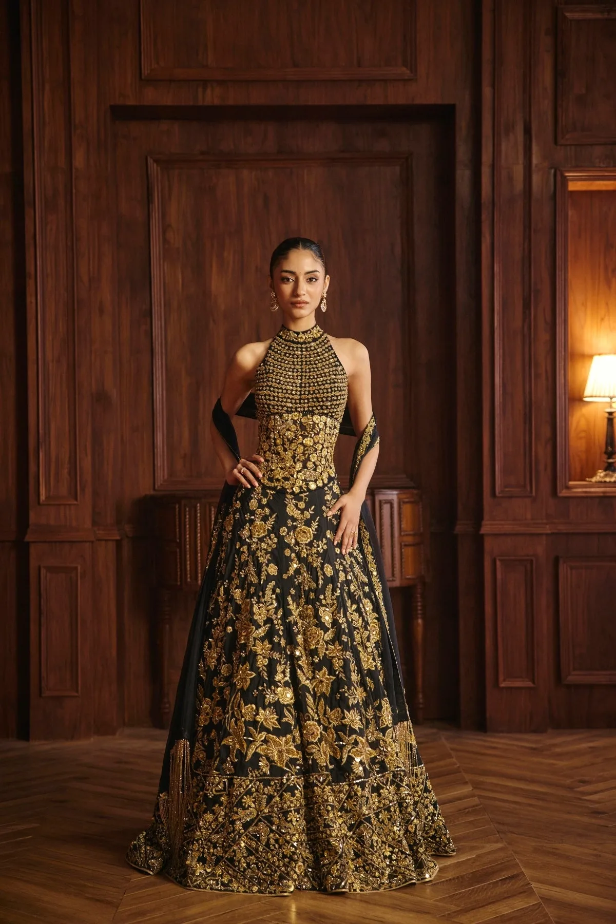 Sona by Mahima Mahajan, lehenga, view 4