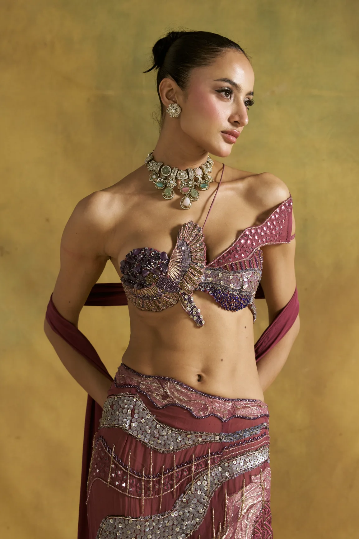 Lehrer Mehboba Set by Rishi and Vibhuti, view 2